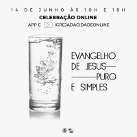 CELEBRAÇÃO DOMINGO - Pr. Carlito Paes 14.06.2020