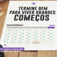 TERMINE BEM PARA VIVER GRANDES COMEÇOS - PR. MARCOS MADALENO
