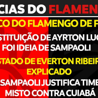 ELENCO DO FLAMENGO DE FOLGA | SUBSTITUIÇÃO DE AYRTON L. FOI IDEIA DE SAMPAOLI | ESTADO DE E. RIBEIRO