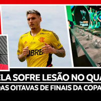 SORTEIO PARA AS OITAVAS DE FINAIS DA COPA DO BRASIL | VARELA SOFRE LESÃO | SAMPAOLI ELOGIA GERSON