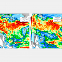 Modelos mostram chuvas espalhadas por todo Brasil na 1ª semana de abril e elas podem chegar na Bahia