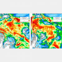 Atenção na colheita: Janela de sol foi rápida e chuvas volumosas são previstas em toda região Central do país