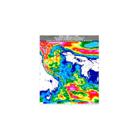 Sistema de baixa pressão leva chuvas acima da média para o Sul do Brasil com acumulados de mais de 200 mm e chance de granizo