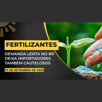 Fertilizantes: Demanda lenta no BR deixa importadores também cautelosos