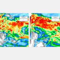 Modelos mostram mudanças significativas nas previsões para a Bahia nos próximos dias: Chuva pode chegar