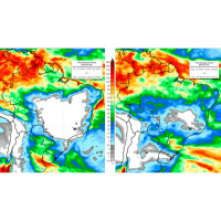 Massa de ar frio vai embora na segunda-feira (22), mas o tempo seco e a baixa umidade prevalecem em quase todo o país