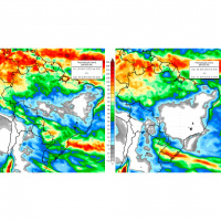 Massa de ar frio chega pelo Sul do país no início de semana e pode se estender até São Paulo, com quedas fortes de temperatura e até geadas no RS