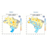 Depois do calorão, chuvas voltam à região central do país nesta semana, mas ainda de forma irregular chuvas plantadeiras só em Novembro