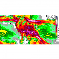Chuvas podem ultrapassar os 200mm em áreas do Centro-Norte do Brasil nos próximos dias estiagem no Sul