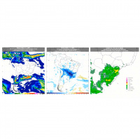 Inmet prevê novo ciclone extra-tropical atuando a partir da quarta-feira (12) , provocando chuvas e ventos fortes no RS e SC