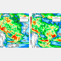 Chuvas voltam à região Centro Norte do país mas ainda de forma irregular e sem grandes volumes, temperaturas diminuem