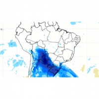 Intensa massa de ar frio vai provocar queda de até 16ºC na última semana do mês frio também chega na região Central do BR