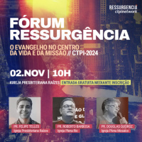 Fórum Ressurgência Rio de Janeiro - O que o evangelho opera na vida? - Douglas Queiroz