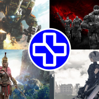 Painel de Controle #48 AC Odyssey, Nier: Automata e Gears of War