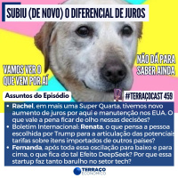 SUBIU (DE NOVO) O DIFERENCIAL DE JUROS no TerraçoCast #459