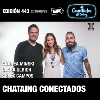 443 CONECTADOS Andrea Minski, Clara Ulrich, y Arlex Campos