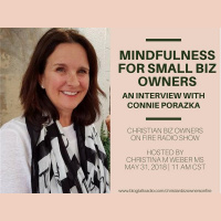 Mindfulness For Small Biz Owners: An Interview with Connie Porazka