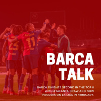 Barca finishes second in the top 8 with Atalanta draw and now focuses on La Liga in February