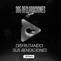 Declaración del día - Sumergidos en Su Espíritu - 26 Enero