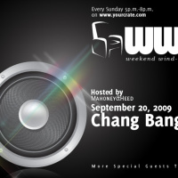 DJ CHANG ON THE WEEKEND WINDOWN SHOW! (YOURCRATE.COM) SEPT. 20, 2009