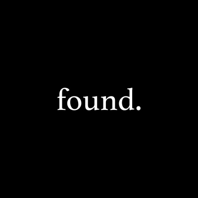 We Are Found