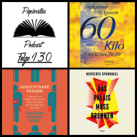 Folge 130: Salzstreuer voll Koks (60 Kilo Sonnenschein - Hallgrimur Helgason, Das Palais muss brennen - Mercedes Spannagel, Unsichtbare Frauen - Caroline Criado-Perez)