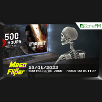 500 horas de jogo: pouco ou muito? - 13/01/2022 - Mesa do Fliper