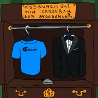 Kodsnack 641 - Min garderob som byggserver, med Fredrik Eriksson och Kristian Ivarsson