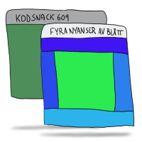 Kodsnack 609 - Fyra nyanser av blått, med Lars Wikman
