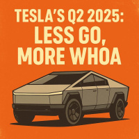 Tesla’s Q2 2025: Less Go, More Whoa