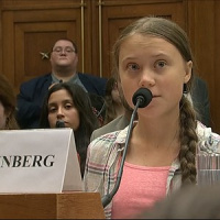 Greta Thunberg é muito firme e está conseguindo o seu propósito