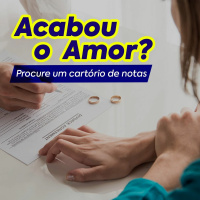 Acabou o Amor? Procure um cartório de notas :-)