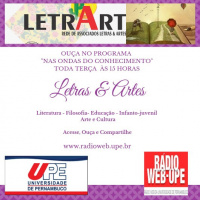 QUADRO - LETRAS E ARTES PARA TERÇA 30.07.2019 - PROG NAS ONDAS DO CONHECIMENTO