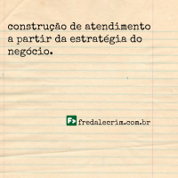 Construção de ATENDIMENTO