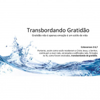 Transbordando Gratidão