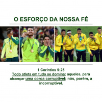 O esforço da nossa fé