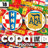Live Copa #18 | Argentina e Croácia na semifinal: Brasil eliminado e a Copa de Messi