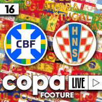 Live Copa #16 | Brasil e Croácia nas quartas e show brasileiro no 4 a 1