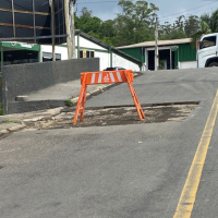 Casan avança com Operação Tapa-Buracos em Lauro Müller