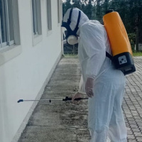 Lauro Müller intensifica combate ao Aedes aegypti com uso da Borrifação Residual Intradomiciliar