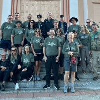 Peregrinos da região iniciam jornada de 210 km até santuário de Santa Paulina