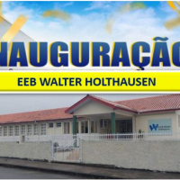Inauguração da reforma e ampliação da E.E.B. Walter Holthausen, acontece hoje em Lauro Müller