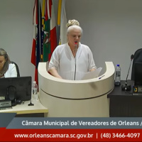 Embate entre vereadores Marlize Zomer e Osvaldo Cruzetta agita sessão na Câmara de Orleans