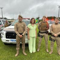 Nova viatura reforça atuação da Polícia Militar no interior de Orleans