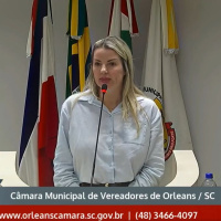 Vereadora Mirele Debiasi comenta sessão tumultuada na Câmara de Orleans