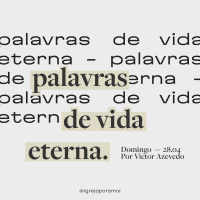 Palavras de Vida Eterna | Igreja Por Amor | Victor Azevedo | 28 de Abril de 2024