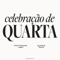 Celebração de Quarta | Igreja Por Amor | Tamara Lissy | 15 de Maio de 2024