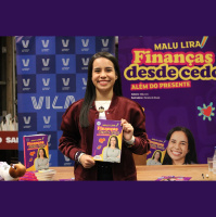 Finanças desde cedo: Malu Finanças relança livro escrito na infância com novos capítulos