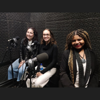 Divisão do trabalho entre homens e mulheres: Helena Antunes, Janaína Veloso, Mariana Barcellos