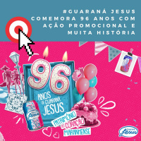 Guaraná Jesus comemora 96 anos com ação promocional e muita história